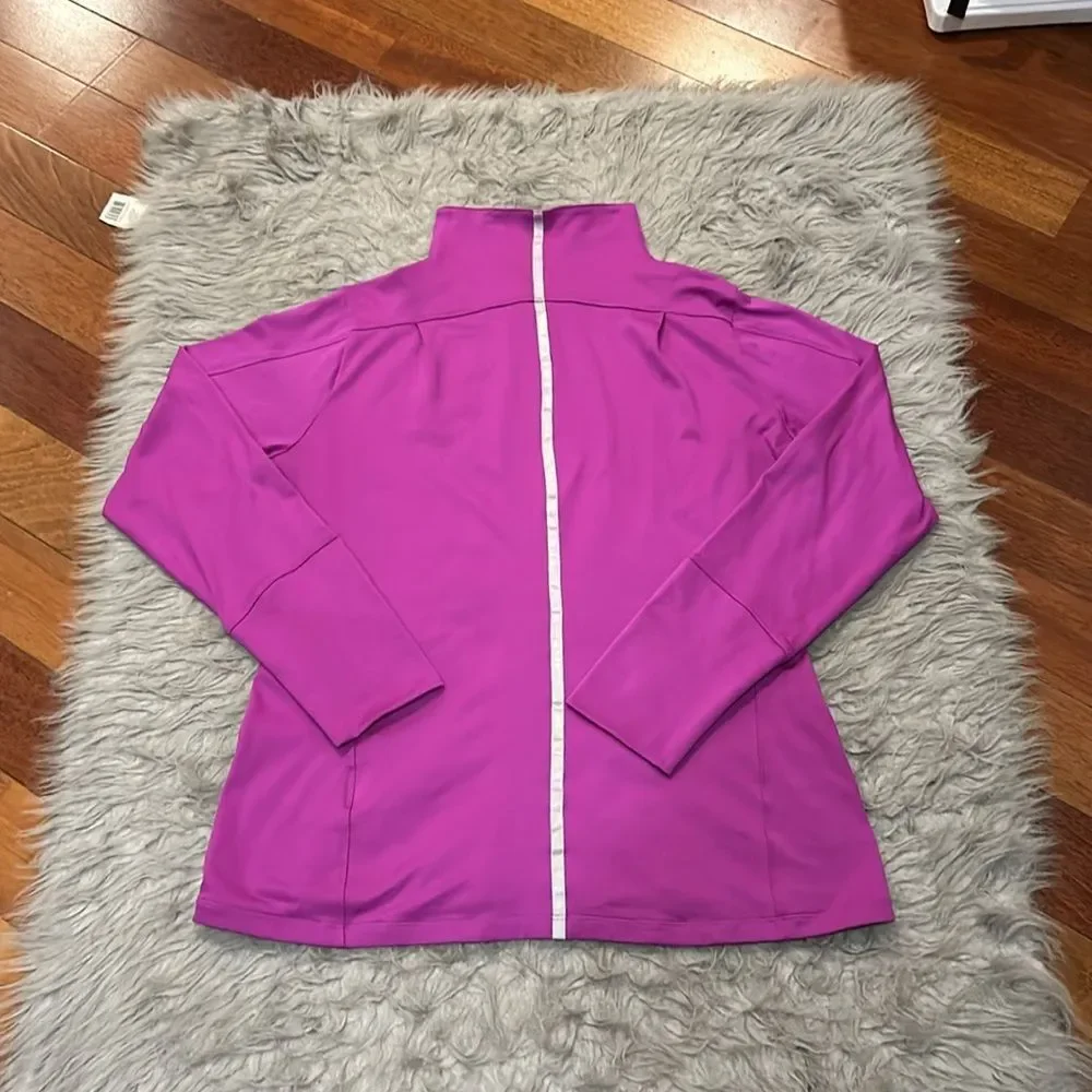 Nike golf dri fit purple‎ long sleeve polyester shirt